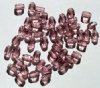 50 7x5mm Faceted Light Amethyst Oval Beads